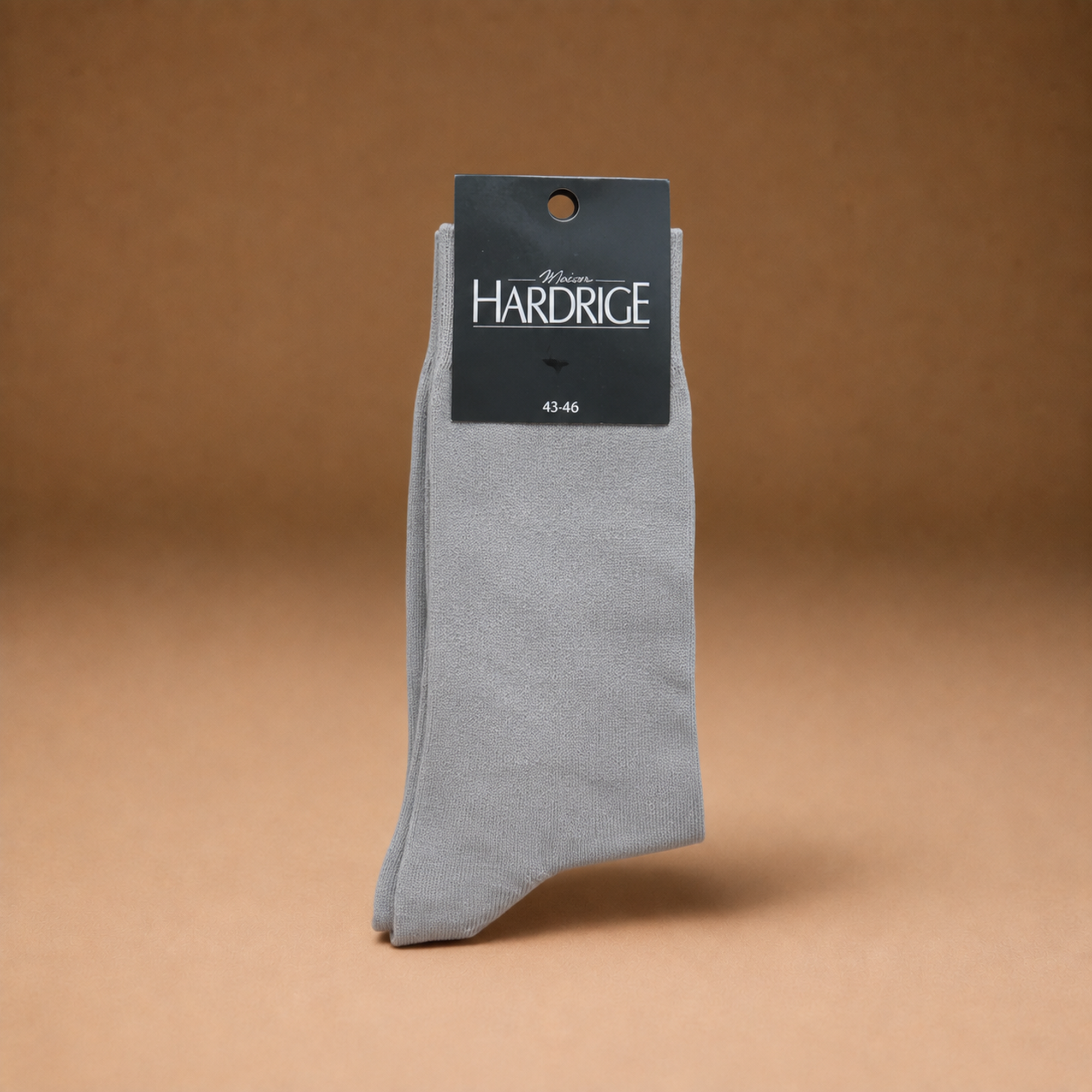 Hardrige, Chaussette gris uni