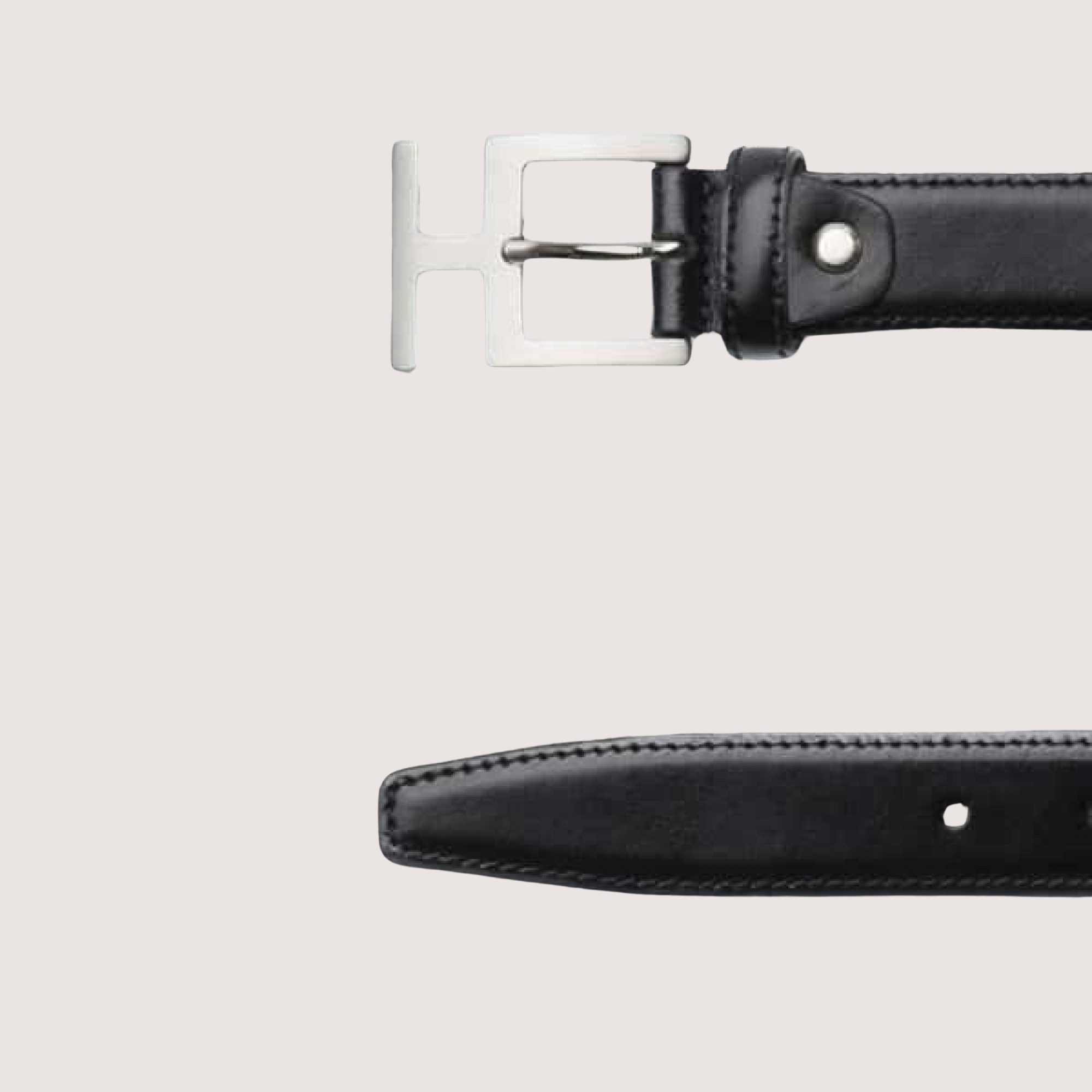 Hardrige - Ceinture Emile noire - Ceinture Gauthier HE noire - vue 2
