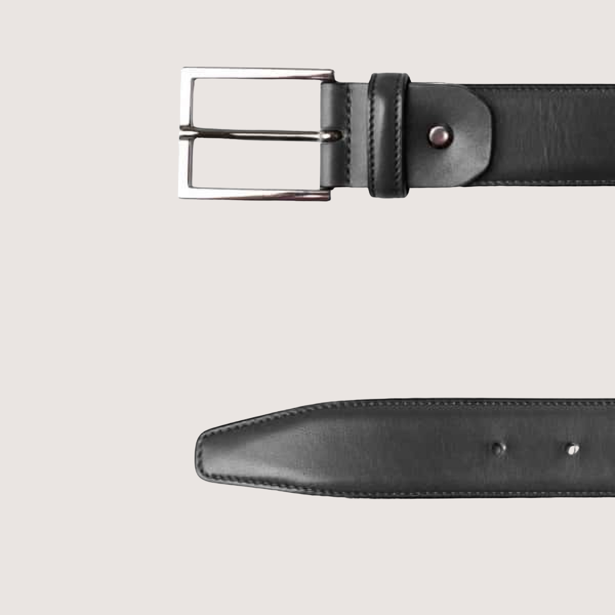 Hardrige - Ceinture Emile noire - Ceinture Gauthier gris - vue 2