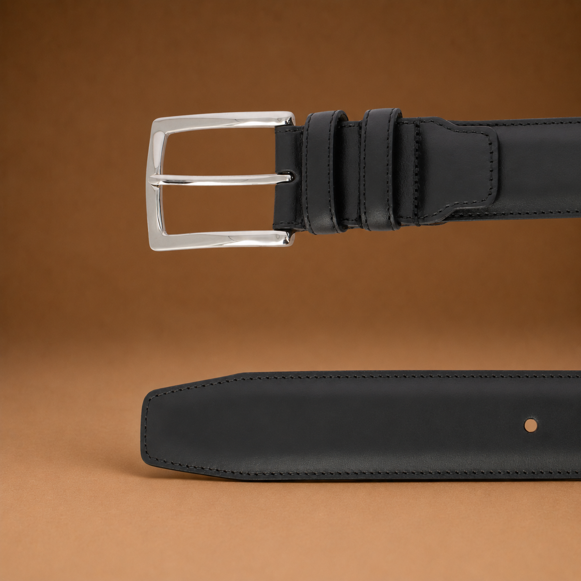 Hardrige - Julien Noir - Ceinture Gauthier noire - vue 2