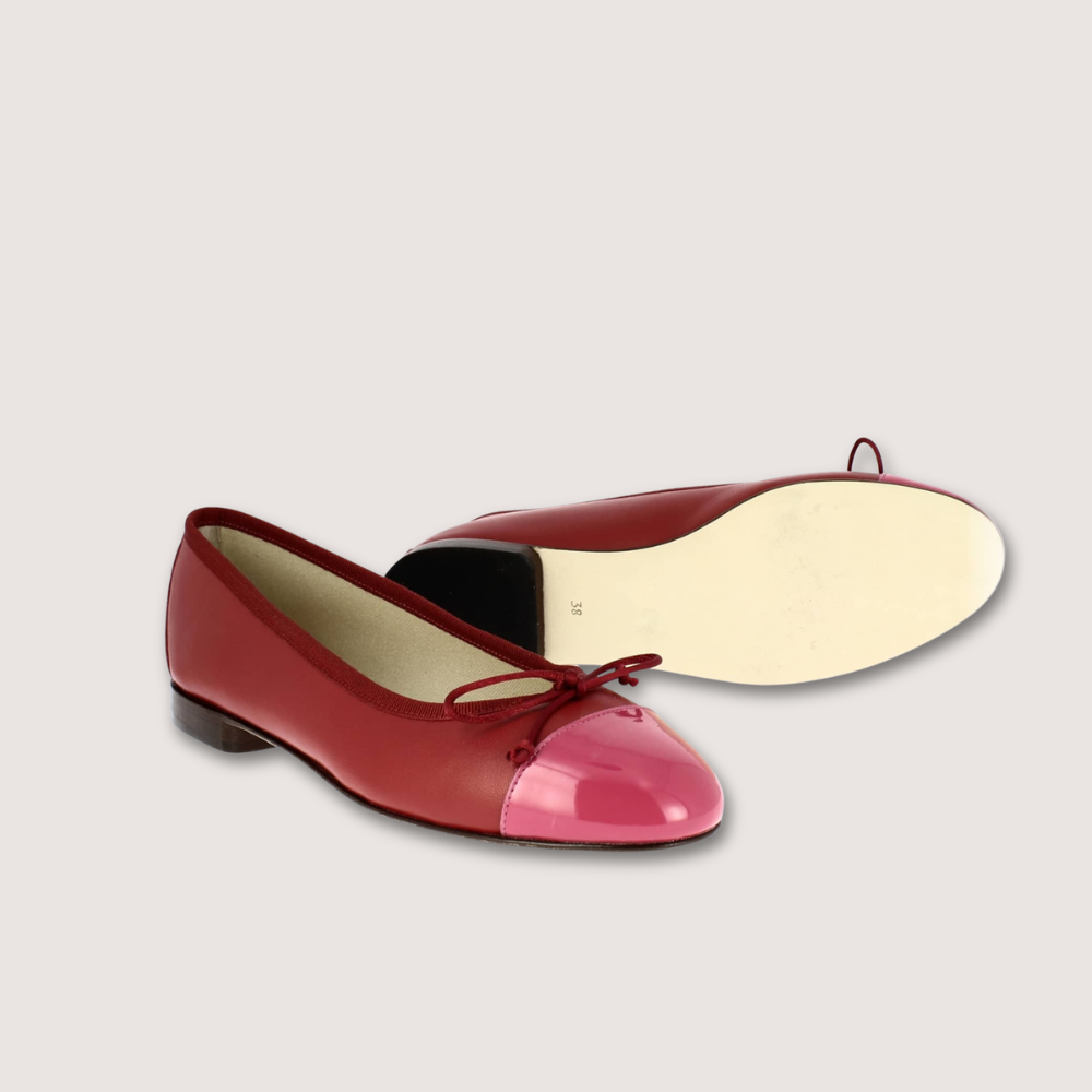 Hardrige - Ballerines - Anna Rouge & Vernis rose - vue 2