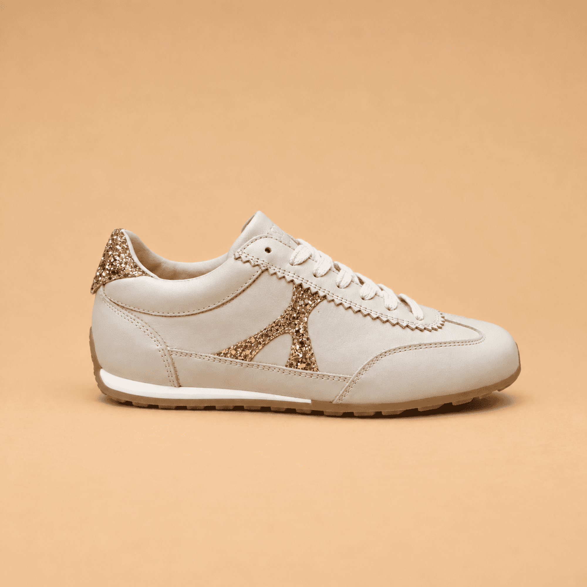 Hardrige - Baskets pour Femme HE04 - HE04 Blanc Or 