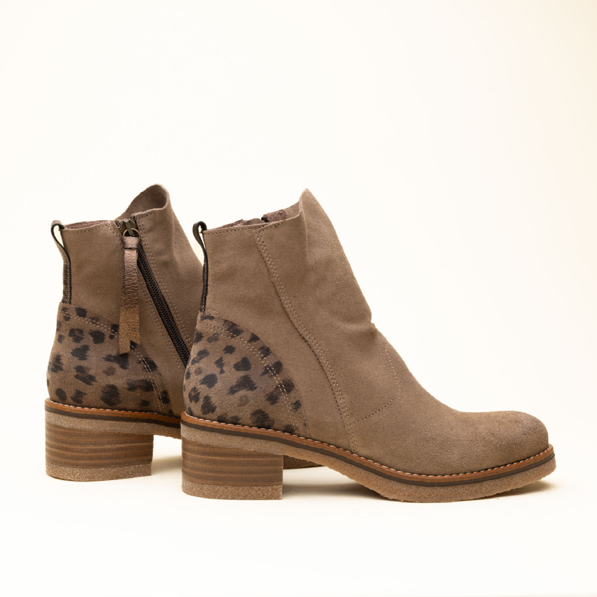 Hardrige - Boots - Casa taupe leop