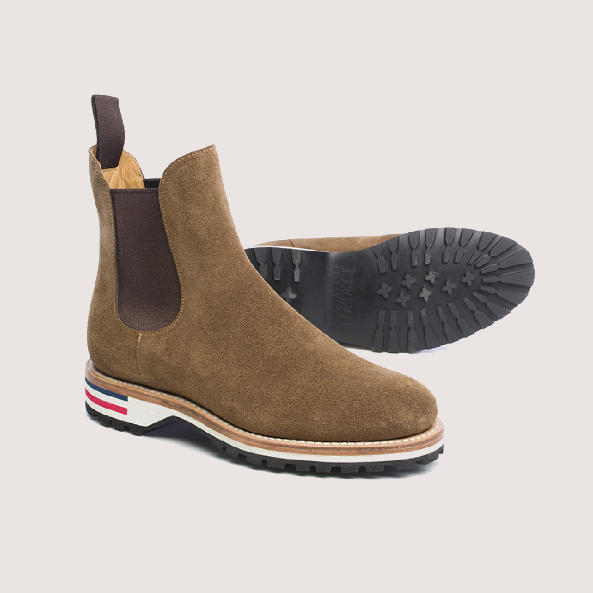 Hardrige - Boots - Sillans suède taupe BBR - vue 2