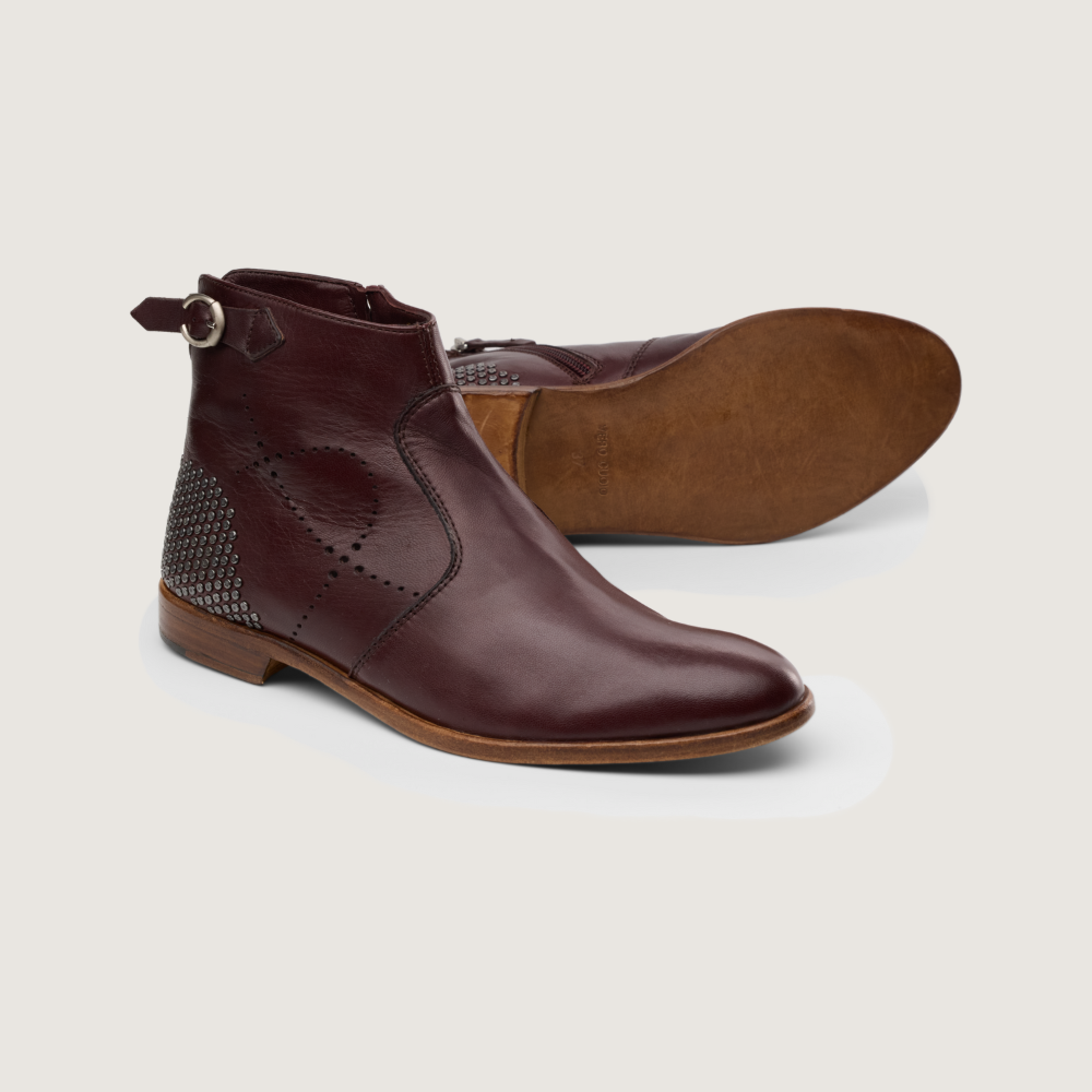 Hardrige - Boots - Triomphe bordeau - vue 2