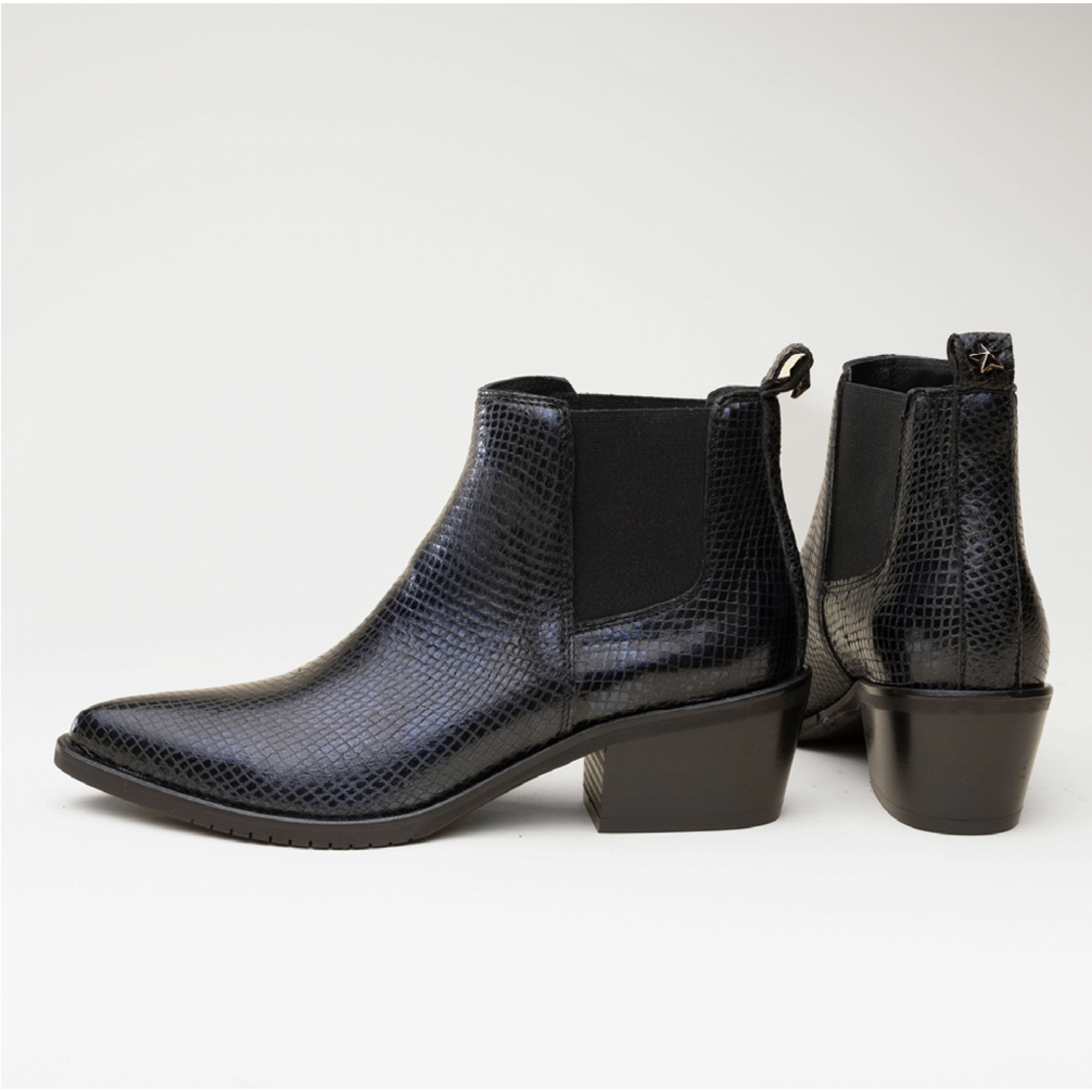Hardrige - Bottines - Rita pit bleu - vue 2