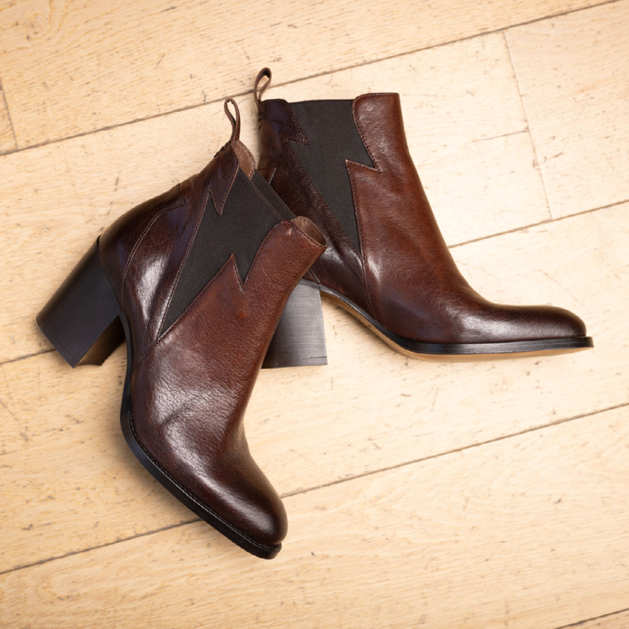 Hardrige - Bottines - Zebry choco  - vue 2