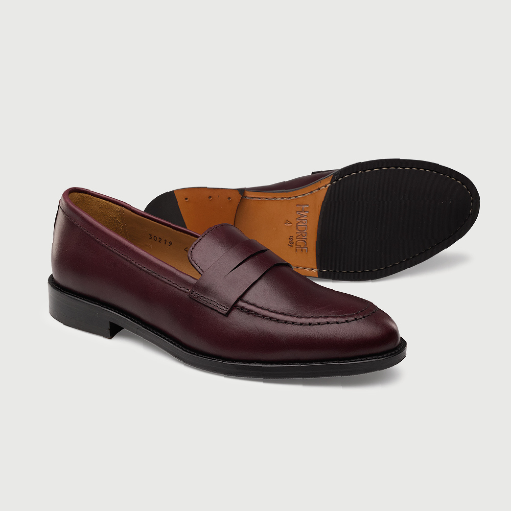 Hardrige - Mocassins - Sophie bordeaux - vue 2