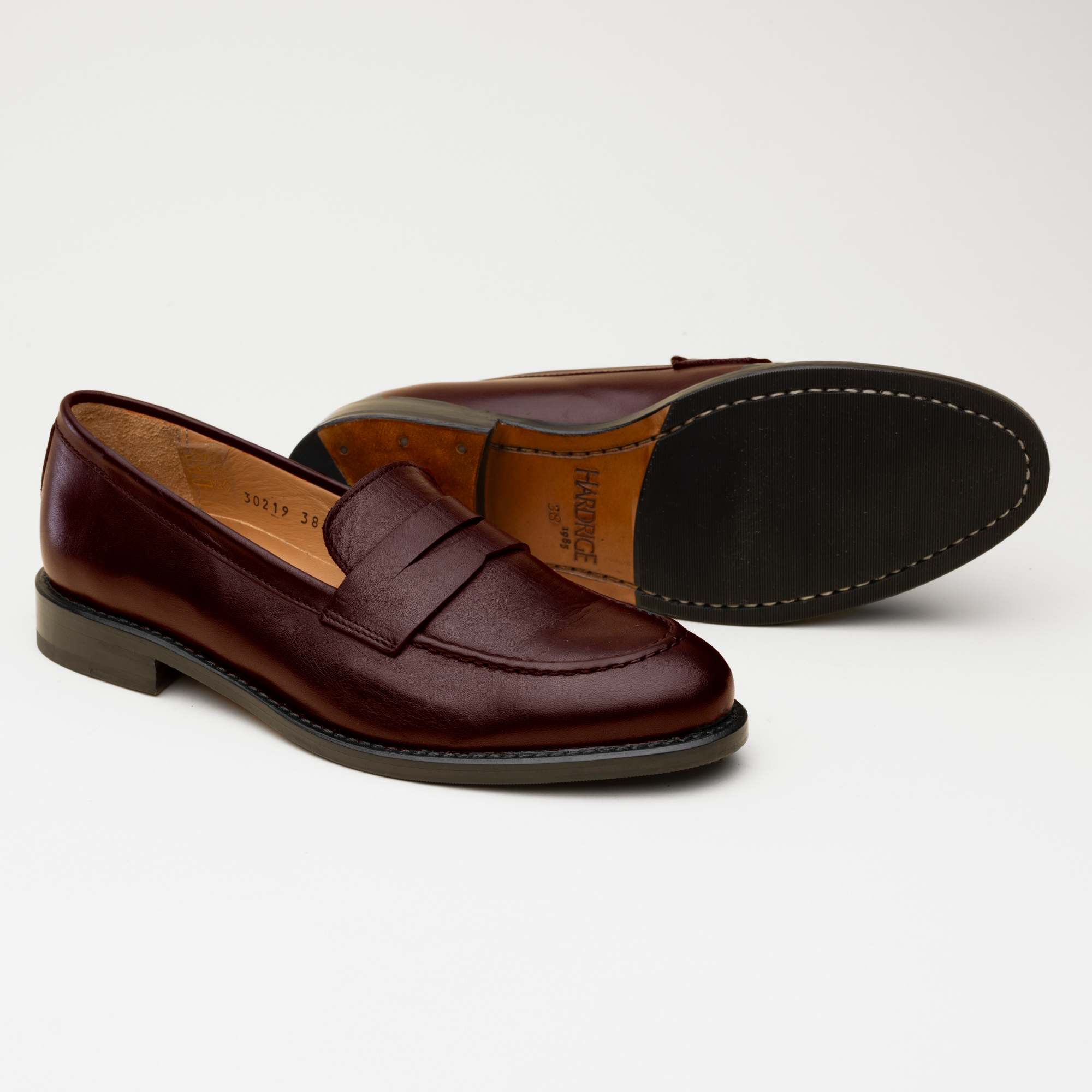 Hardrige - Mocassins - Sophie bordeaux - vue 2