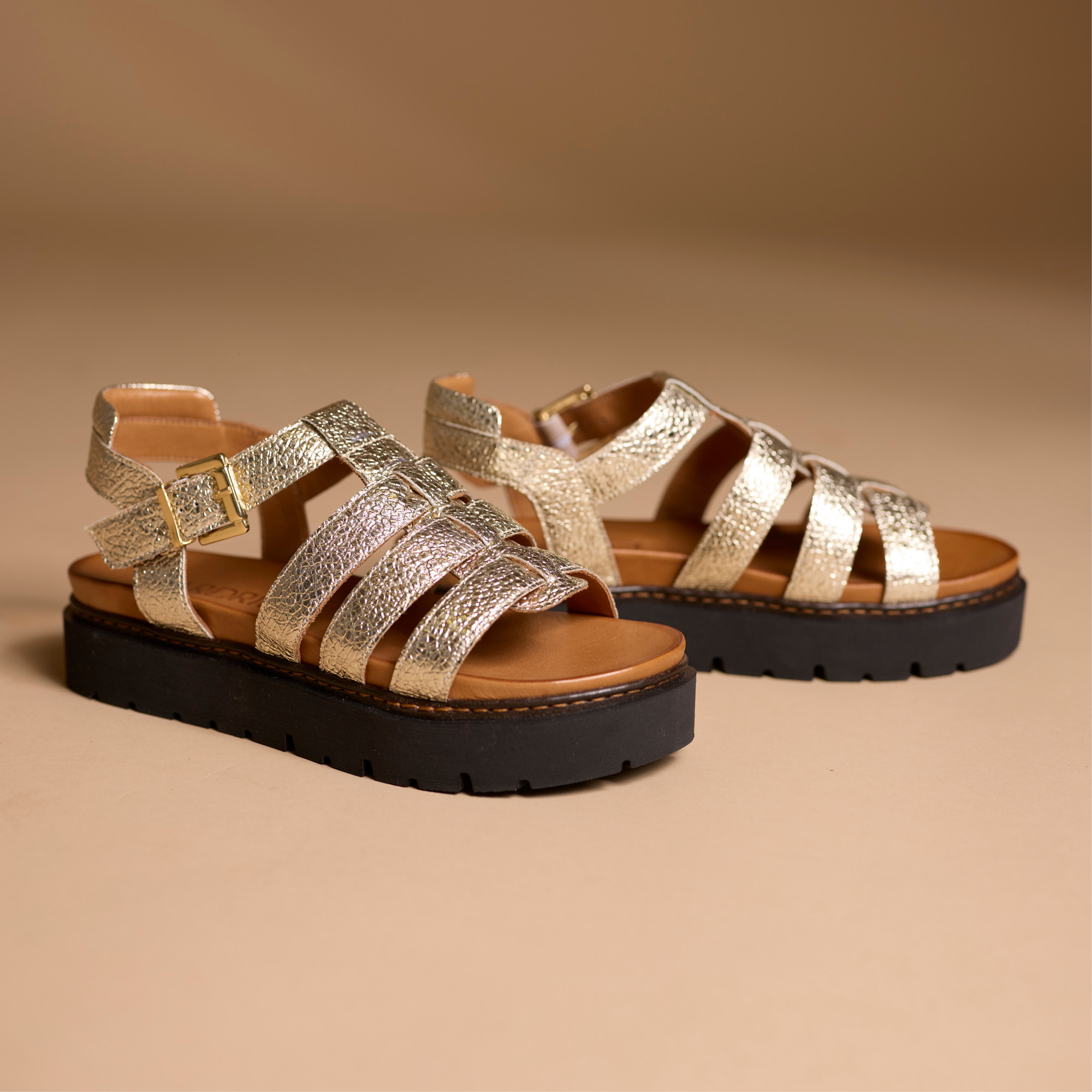 Hardrige - Sandales - Paola gold