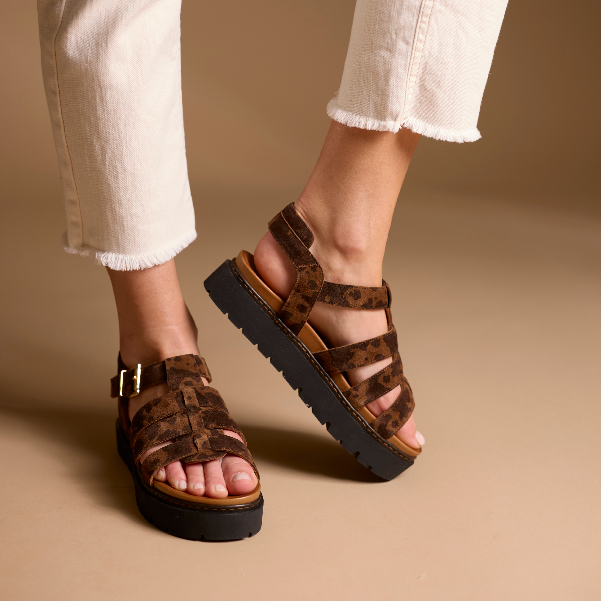 Hardrige - Sandales - Paola Léopard - vue 2