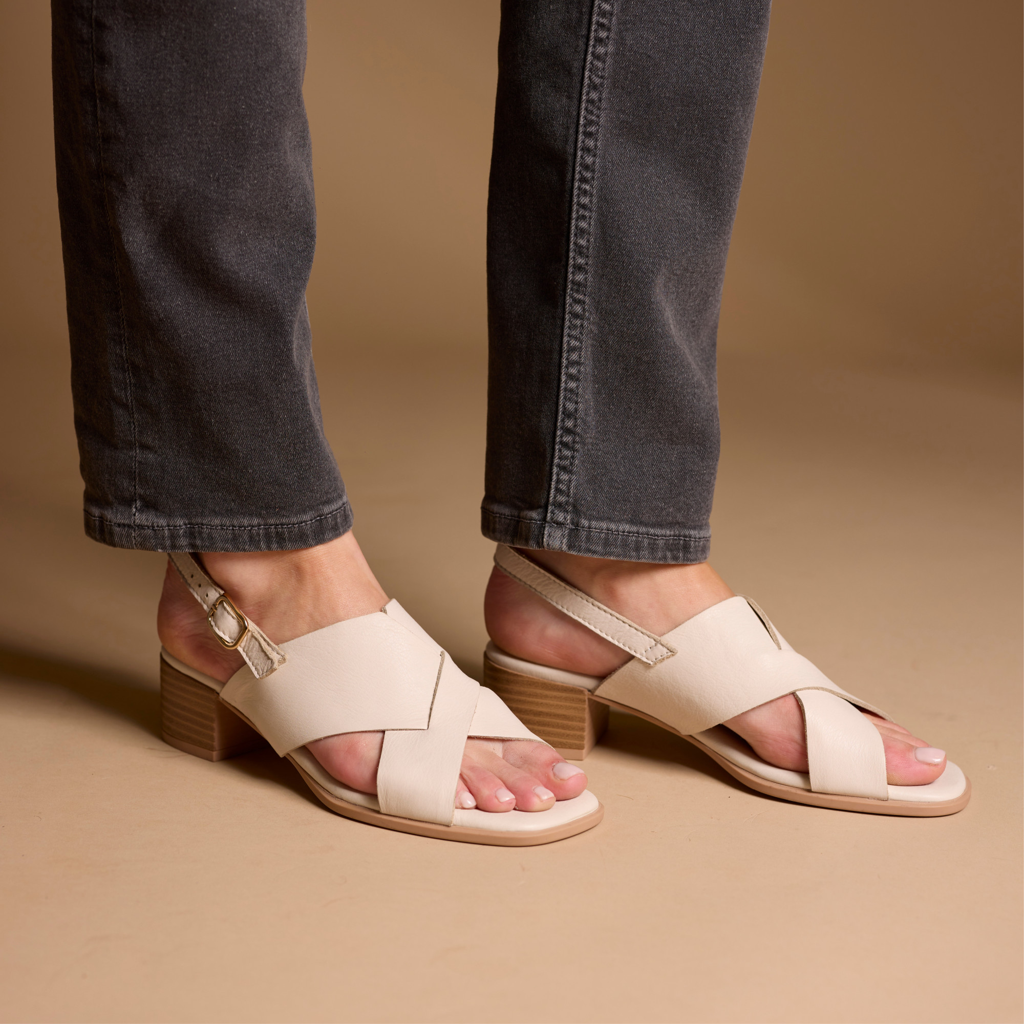 Hardrige - Sandales - Solys off white