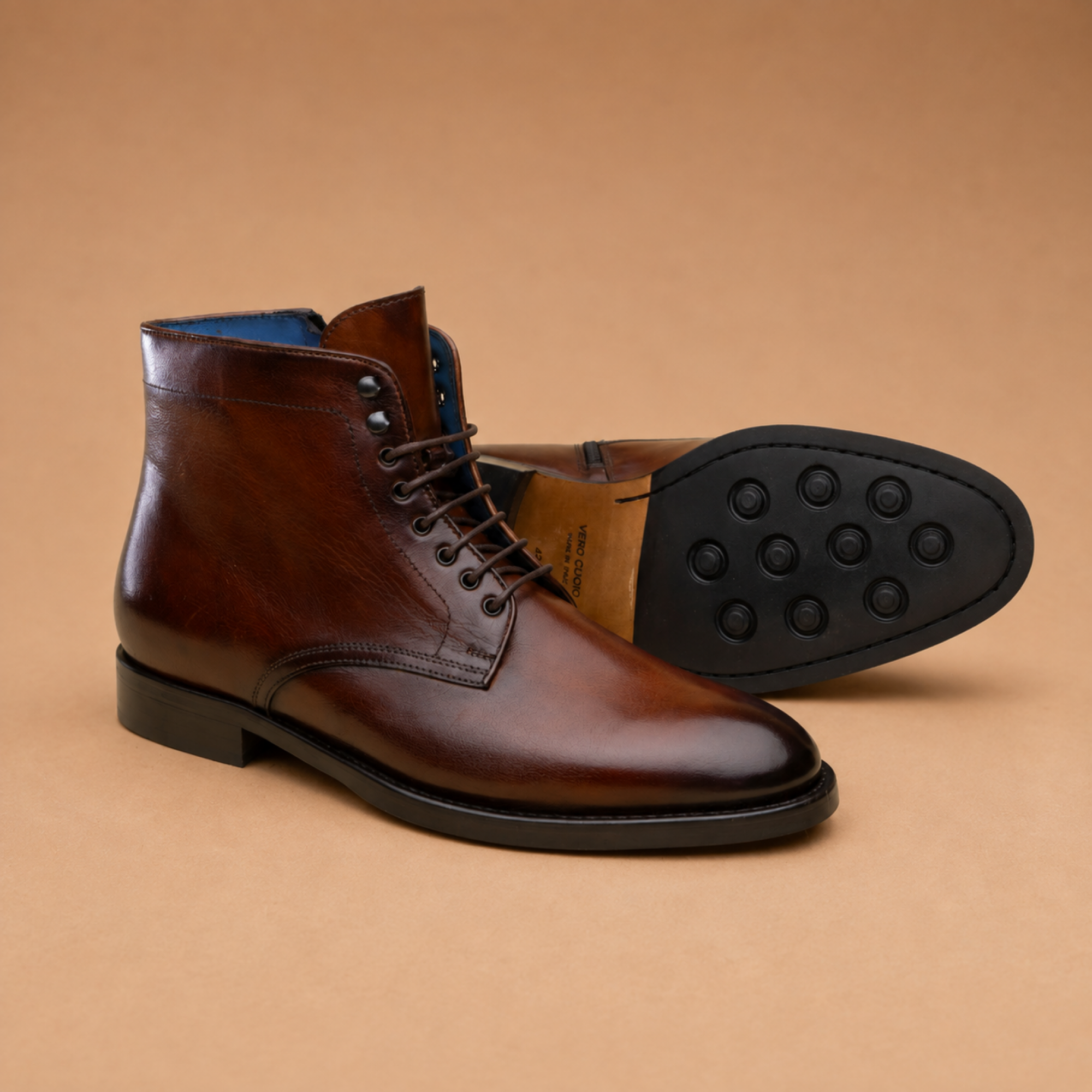 Hardrige - Bottines Homme - B335 gold - vue 2