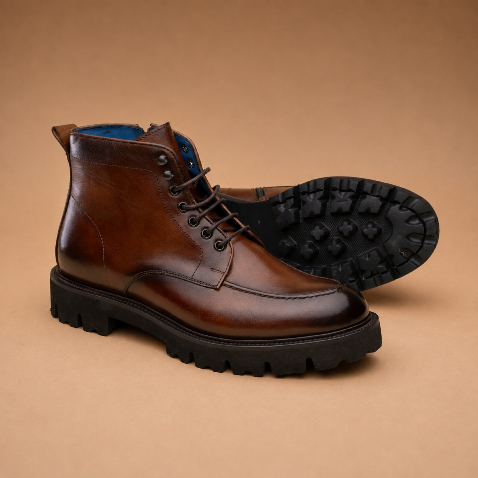 Hardrige - Bottines Homme - B533 gold - vue 2