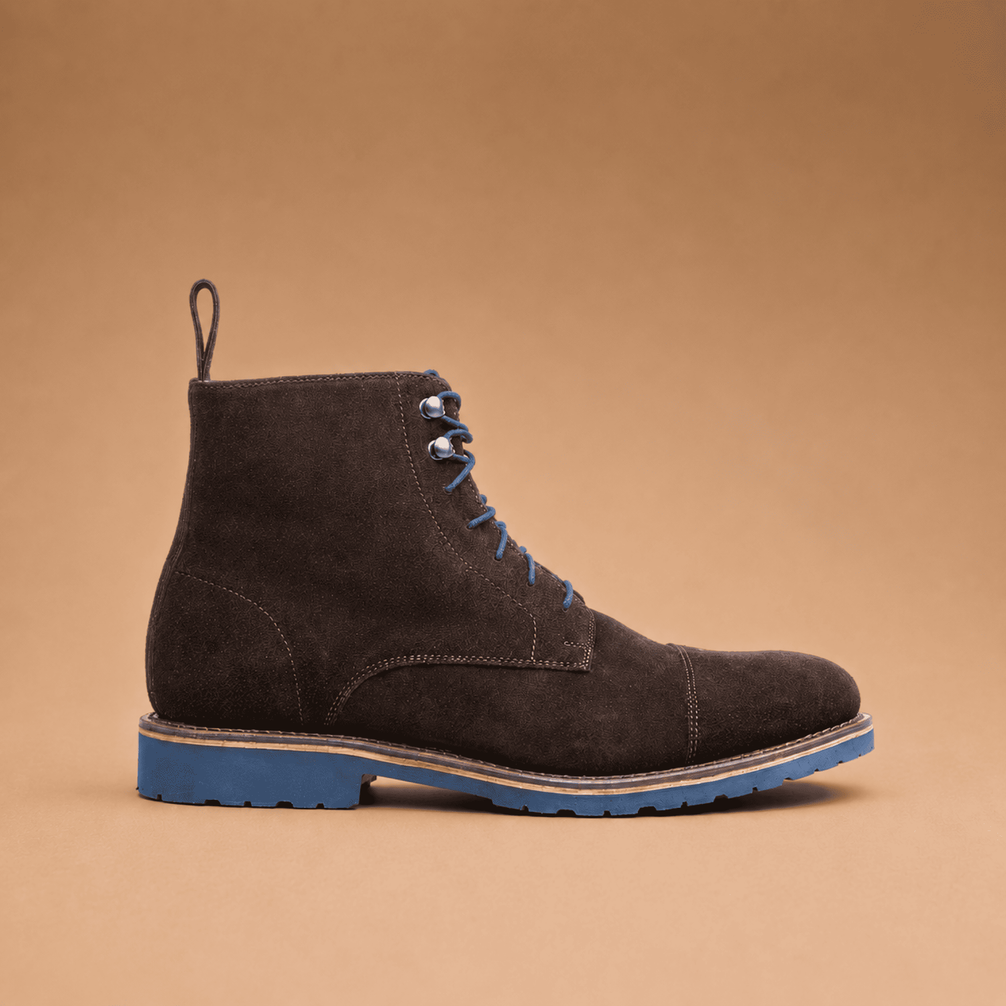 Hardrige - Bottines Homme - Hector Velours Marron