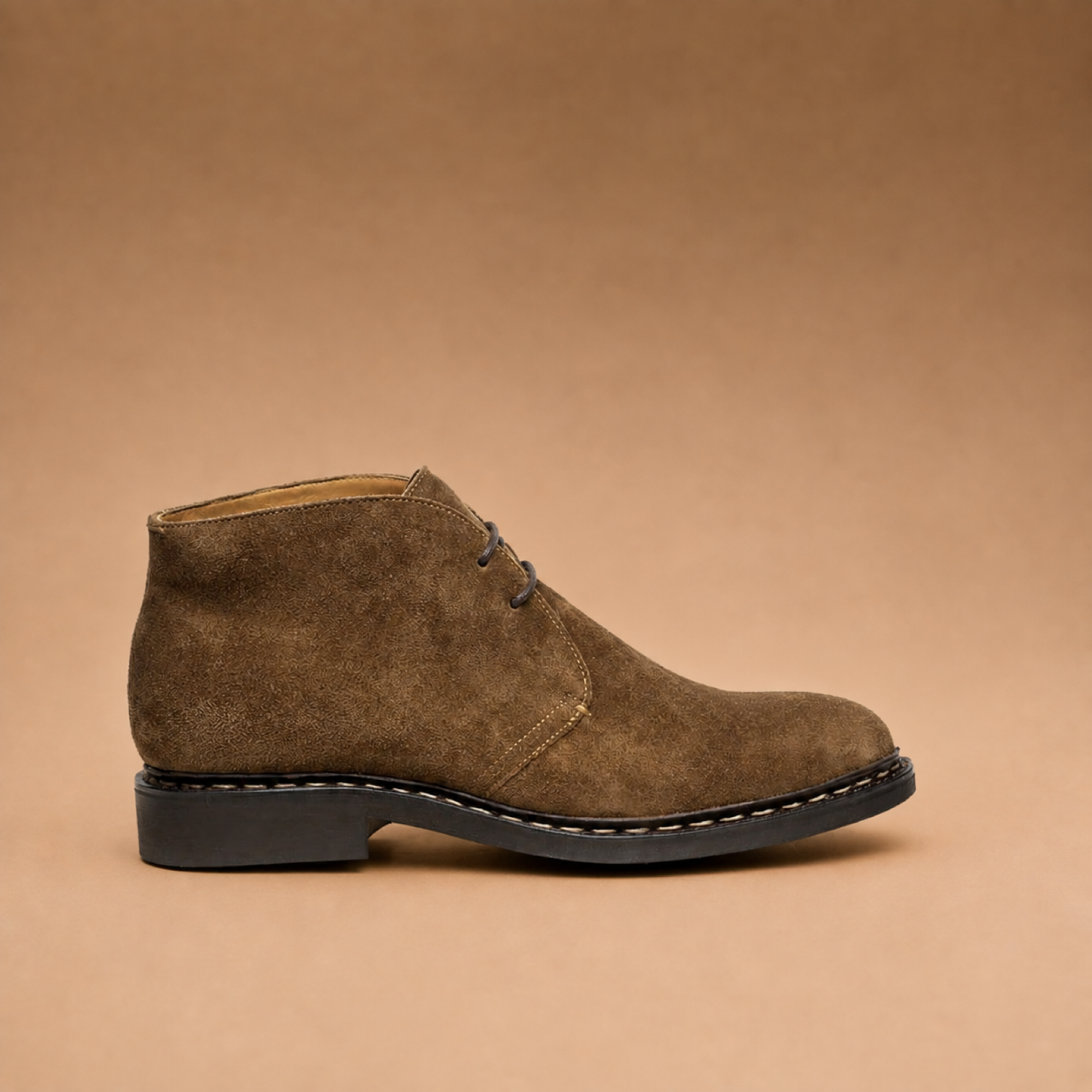 Hardrige - Cousu Goodyear Homme - Jerry Velours Taupe