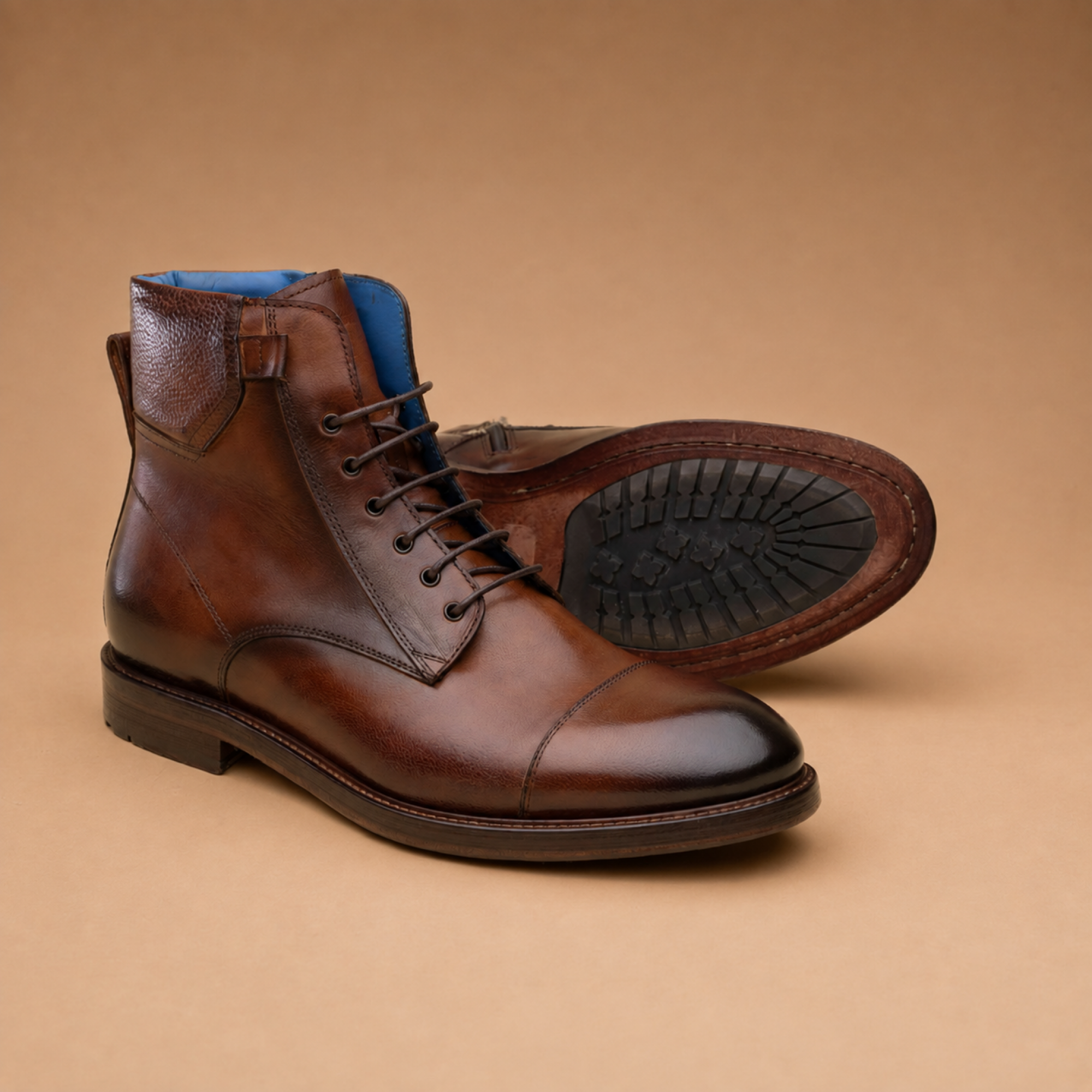 Hardrige - Bottines Homme - N368 bufalo cuoio - vue 2