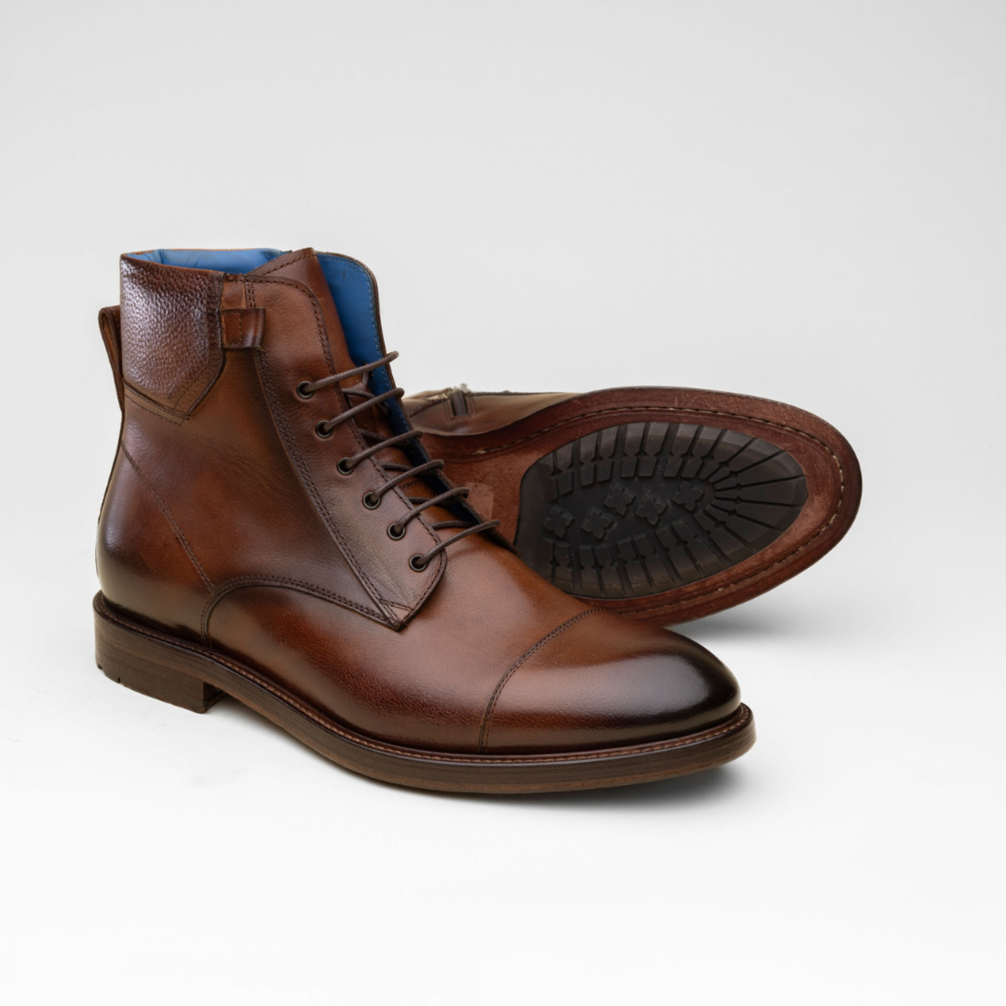 Hardrige - B560 tan - N368 bufalo cuoio - vue 2