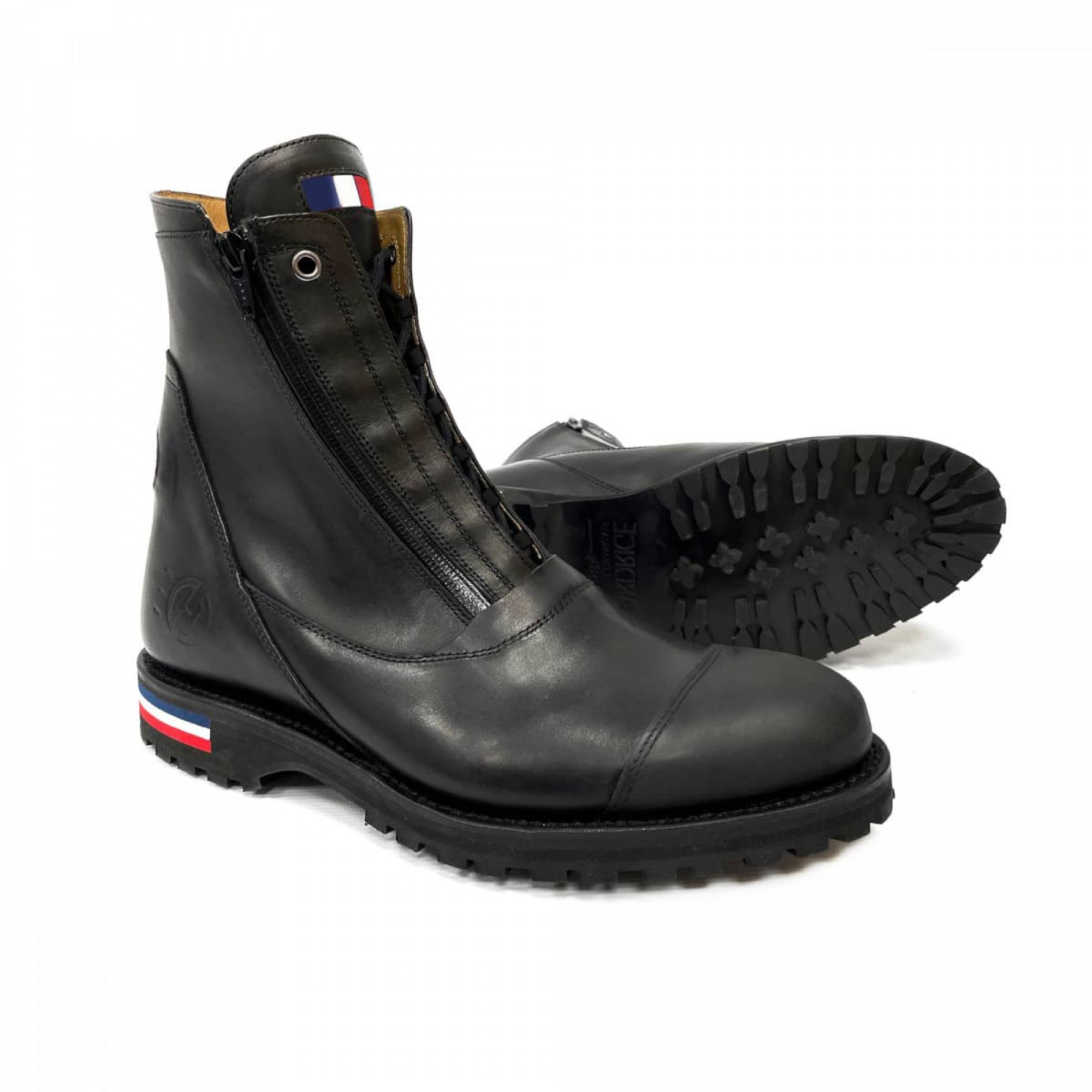 Chaussures Hardrige Paris Cuir Noir - Derbies Pointure 44, Style Élégant - Occasion En Bon État