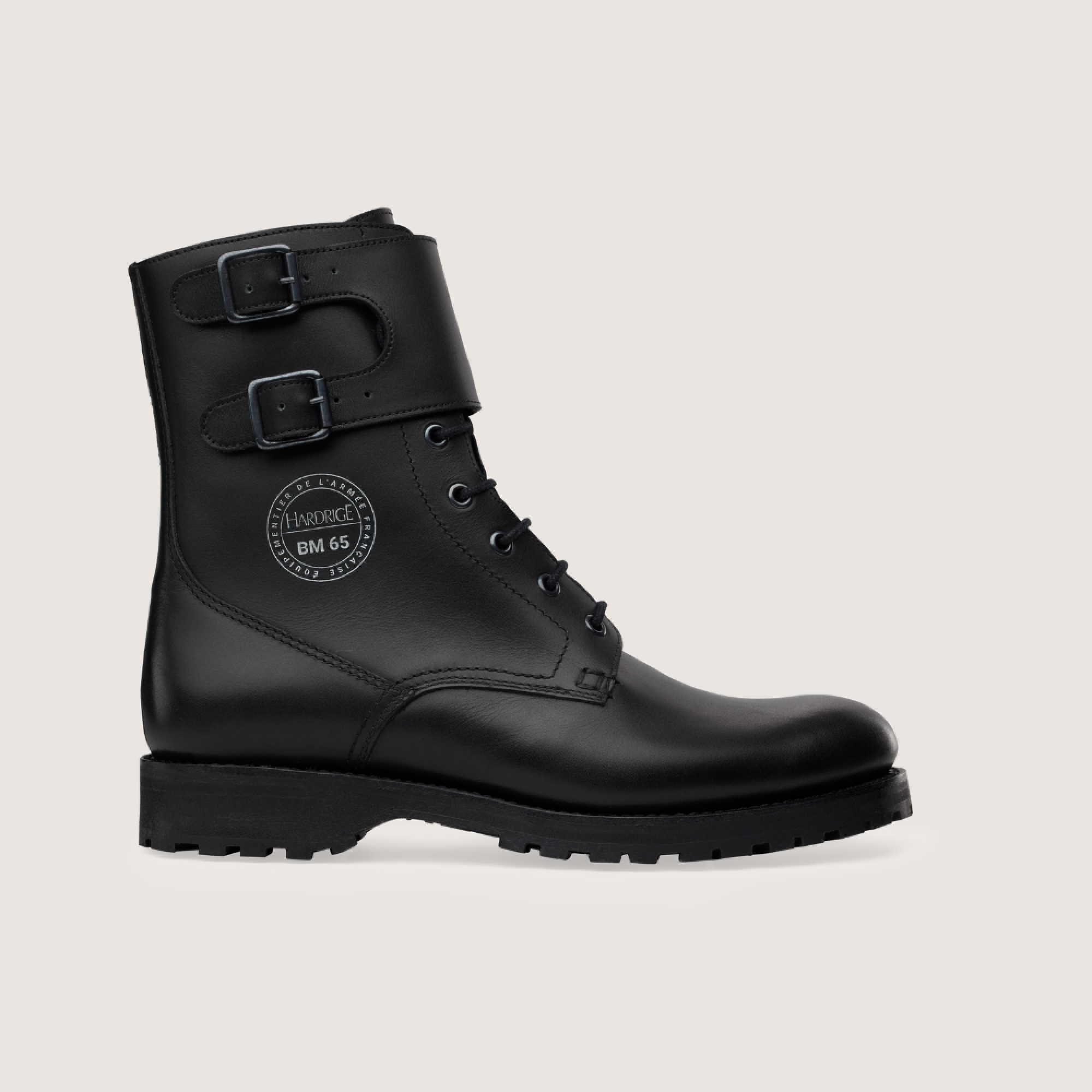 Hardrige - Bottines - Rangers noir