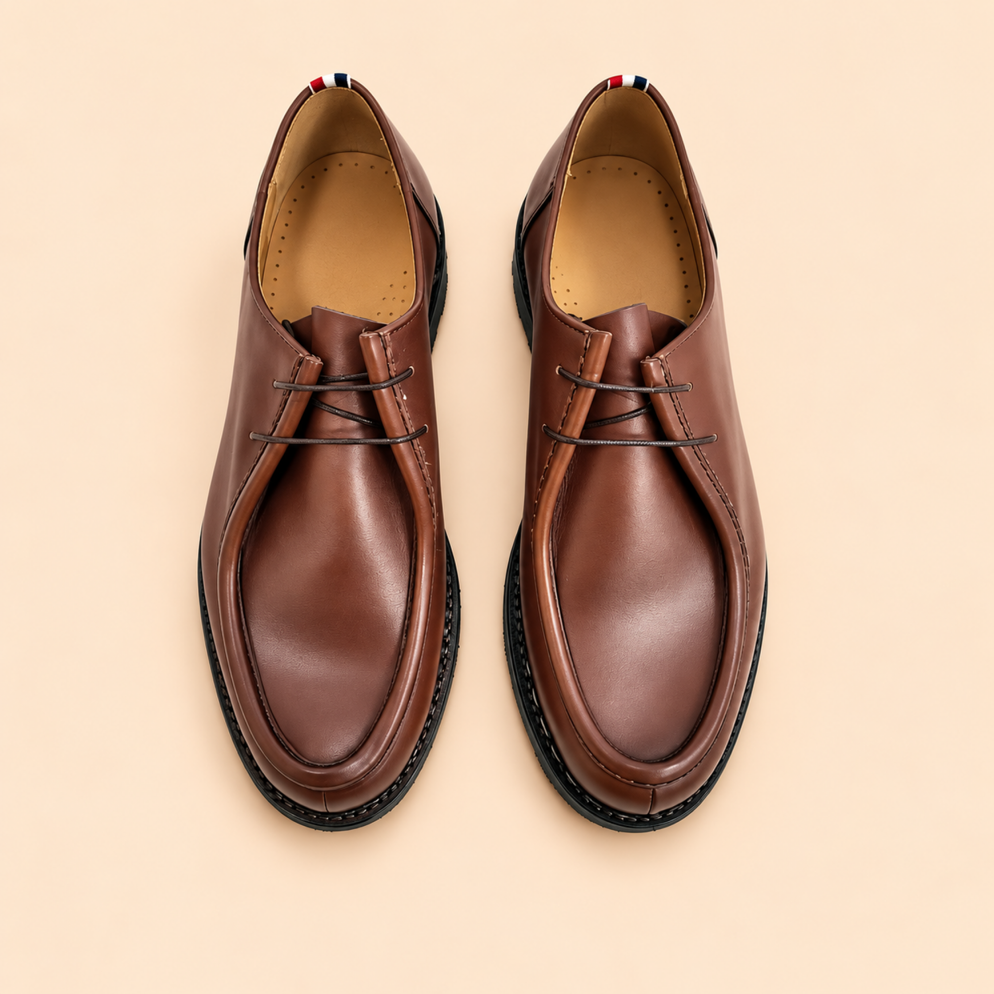 Hardrige - Derby homme en cuir marron – Cactus - Derby homme en cuir marron – Camargue - vue 2
