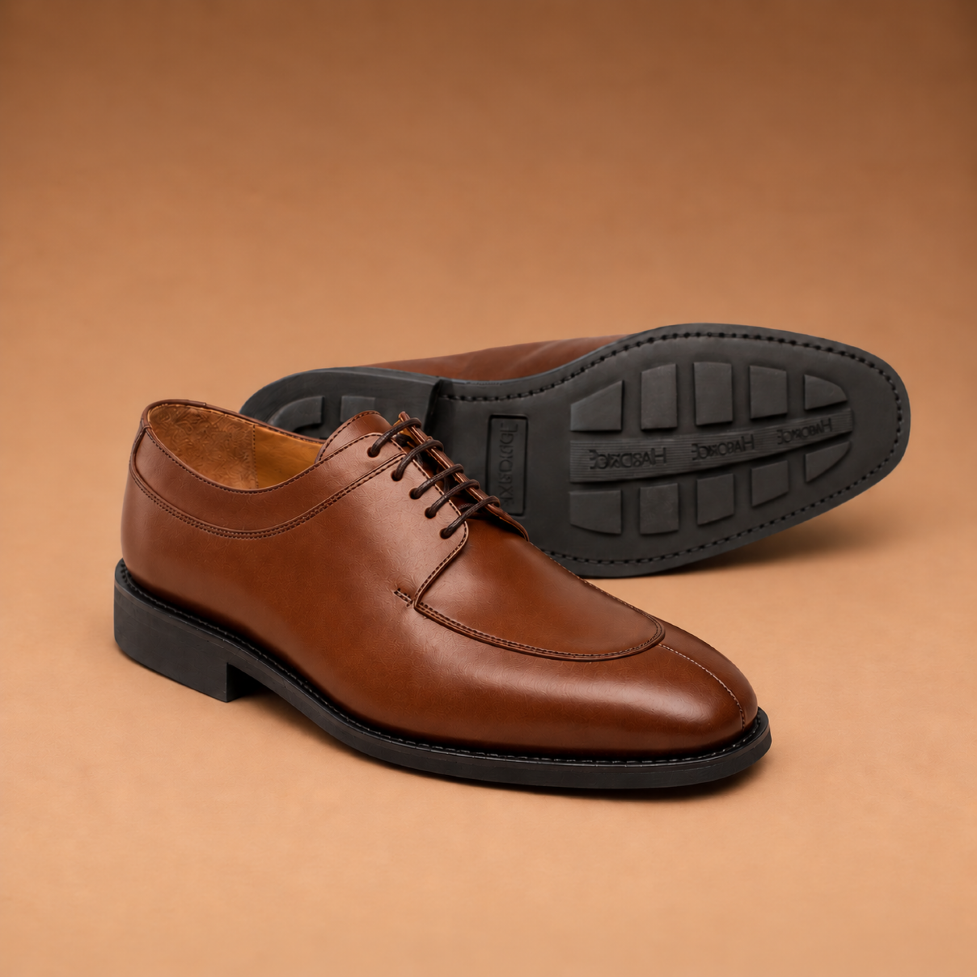 Hardrige, Derby homme en cuir gold - Garry