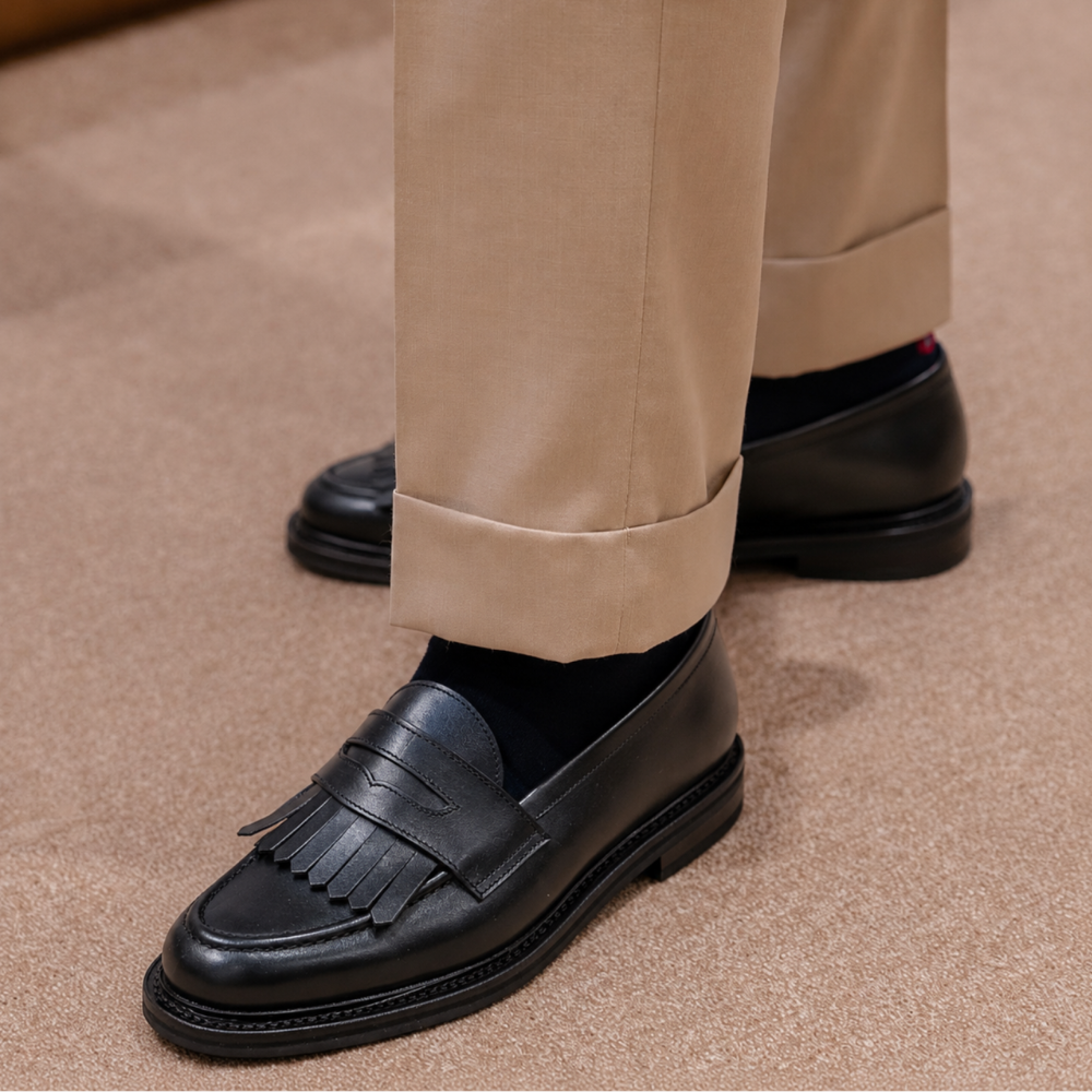 Hardrige, Hardi cuir noir