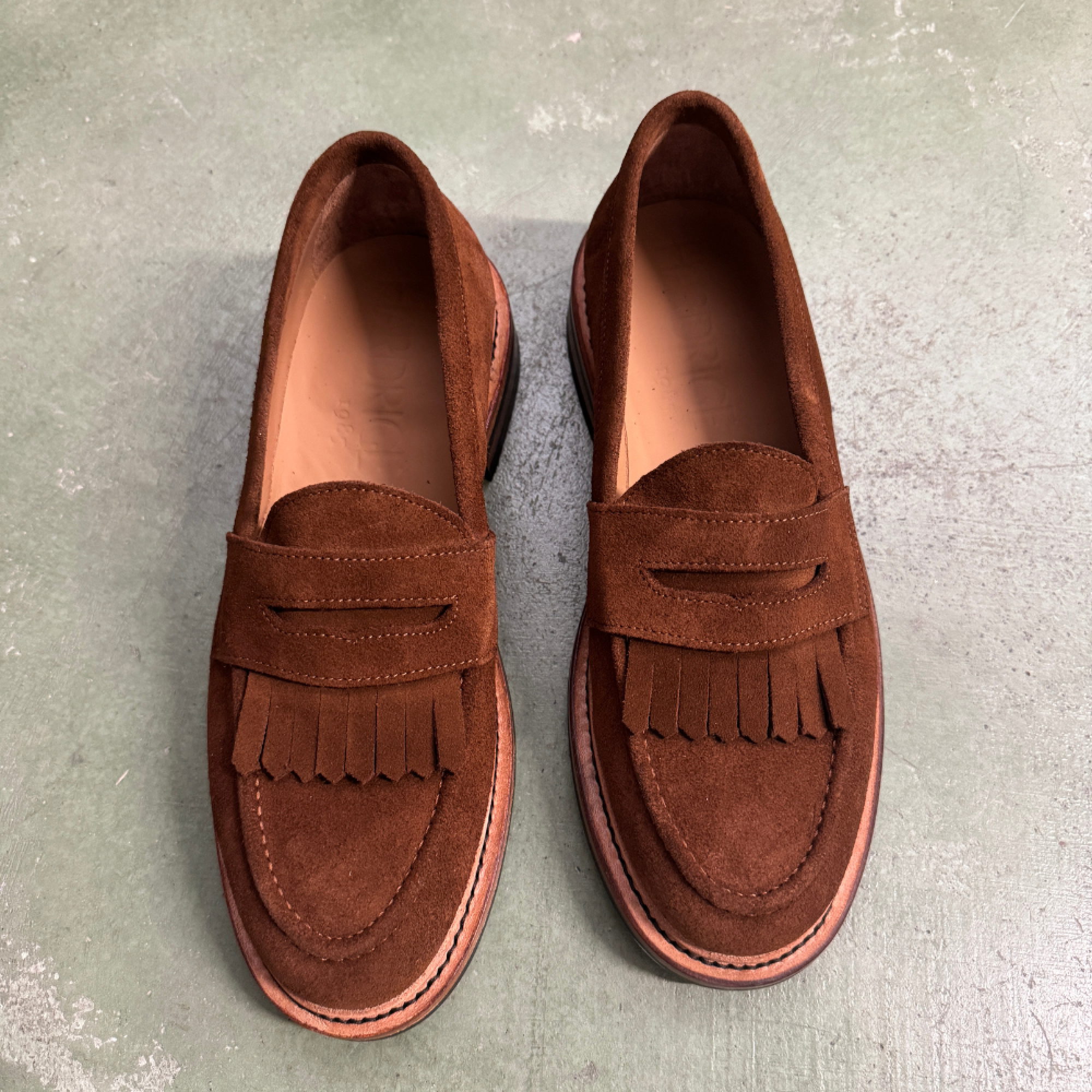 Hardrige - Hardi cuir noir - Hardi suede havane - vue 2