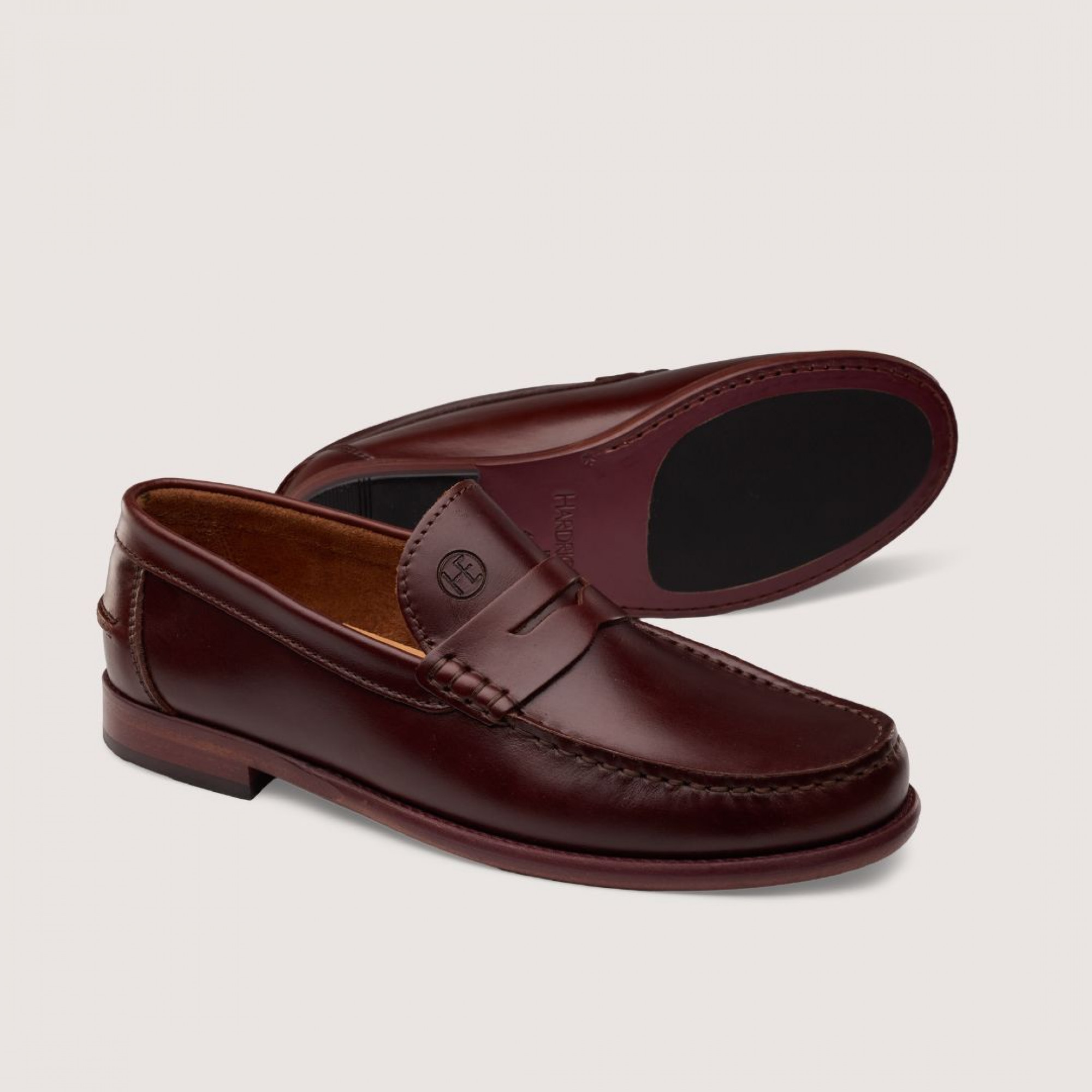 Hardrige - Mocassins - Wax marron - vue 2