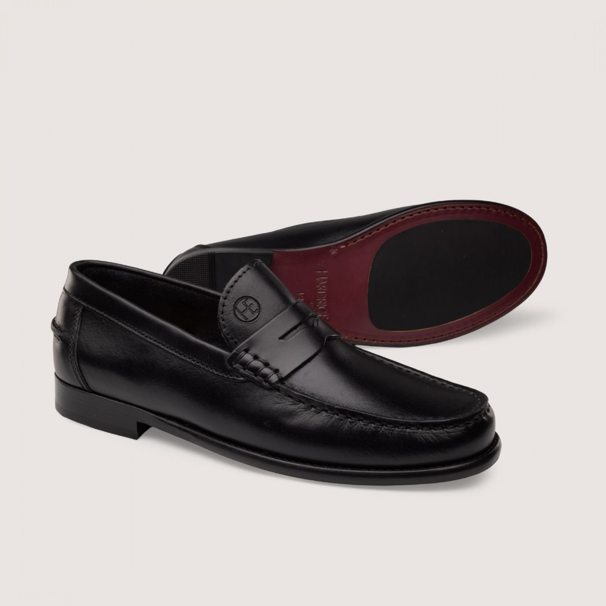 Hardrige - Mocassins - Wax noir - vue 2