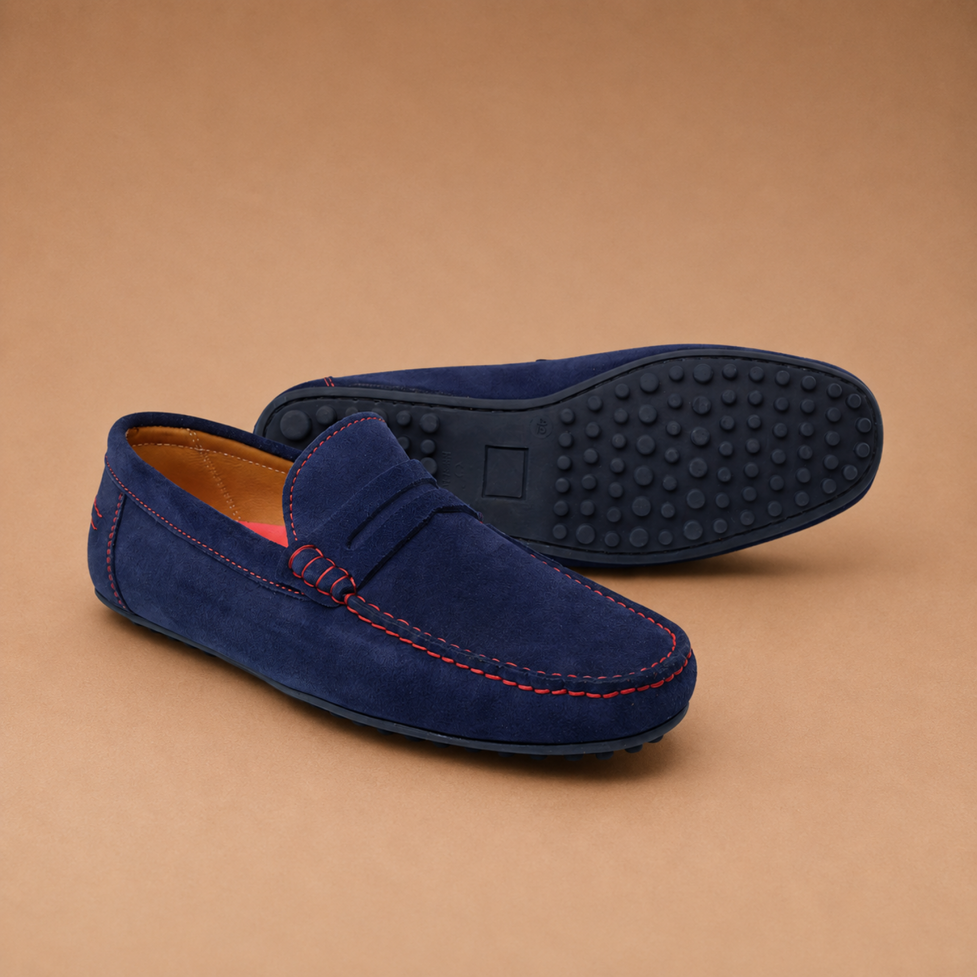Hardrige - Nouveautés Homme SS26 - Atlantic Navy & Rouge - vue 2