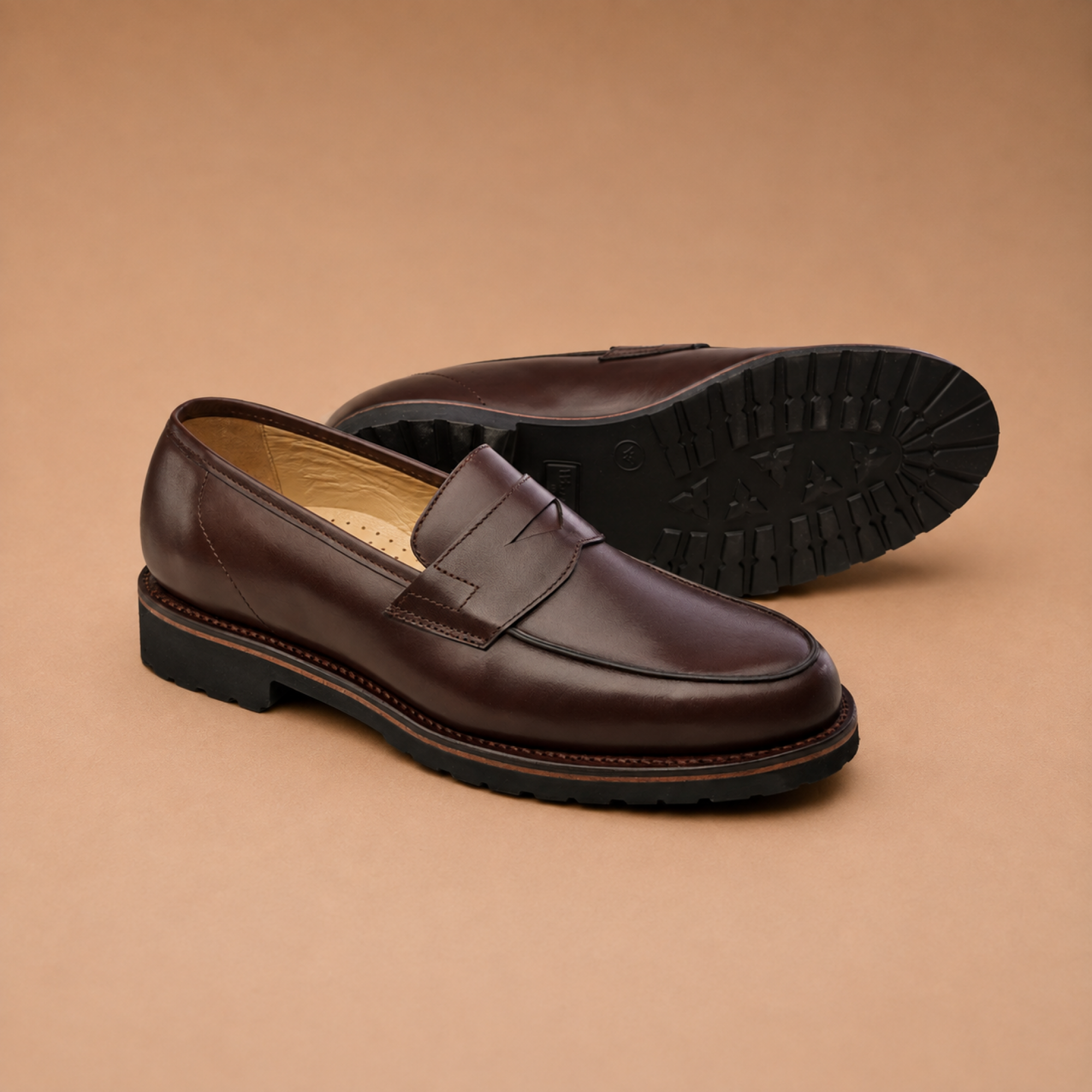 Hardrige - Ceinture Gauthier chocolat - Bobby Marron X-Light - vue 2