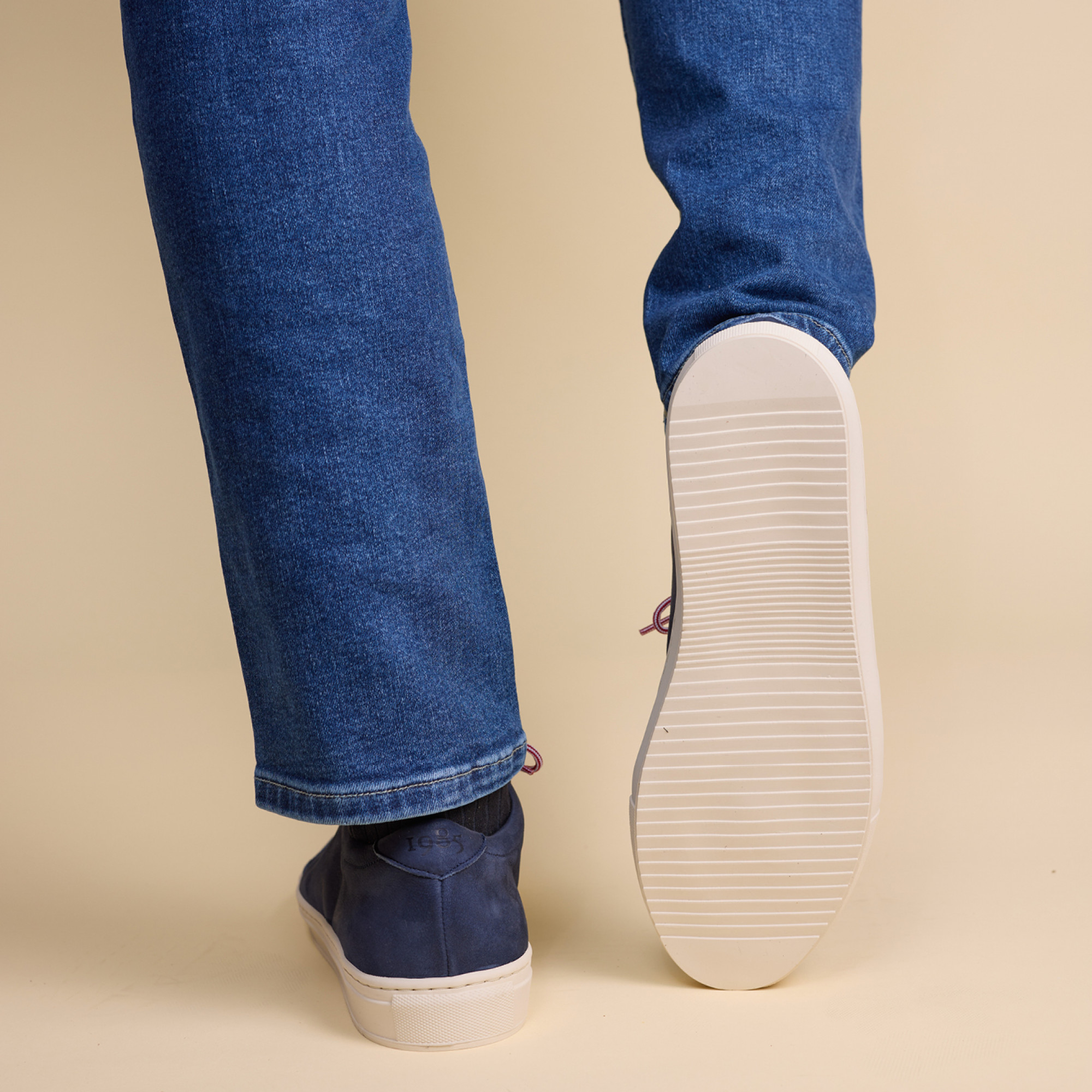 Hardrige - Roger - Roger Nubuck Navy - vue 2