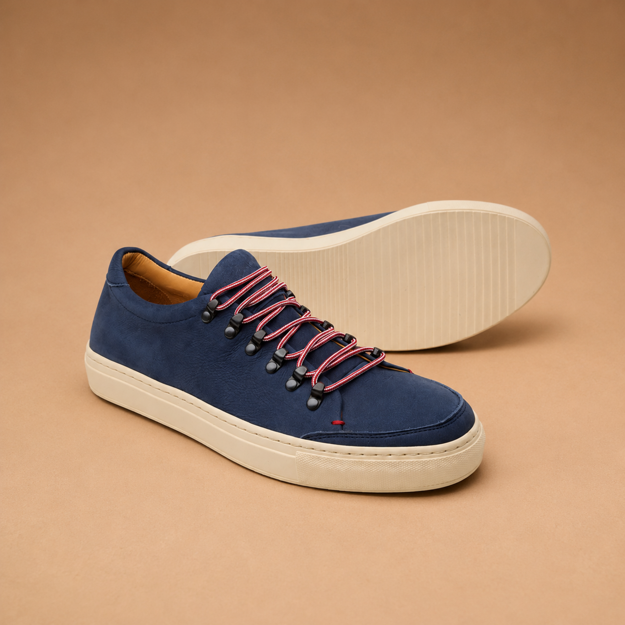 Hardrige - Chaussure bateau homme en nubuck Navy – Milos - Roger Nubuck Navy - vue 2