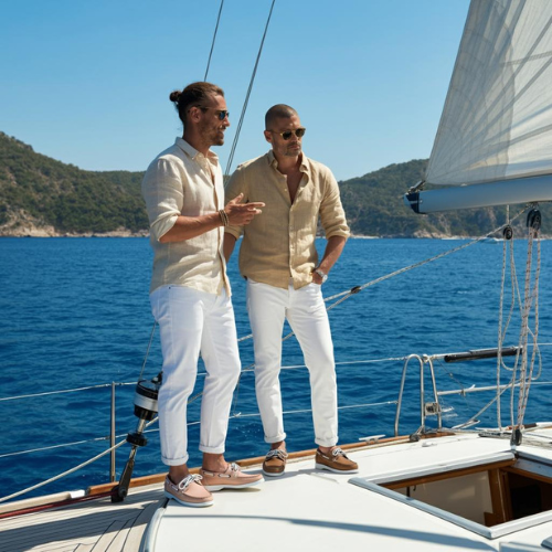 Journal Hardrige - La chaussure bateau : l'esprit marin à vos pieds
